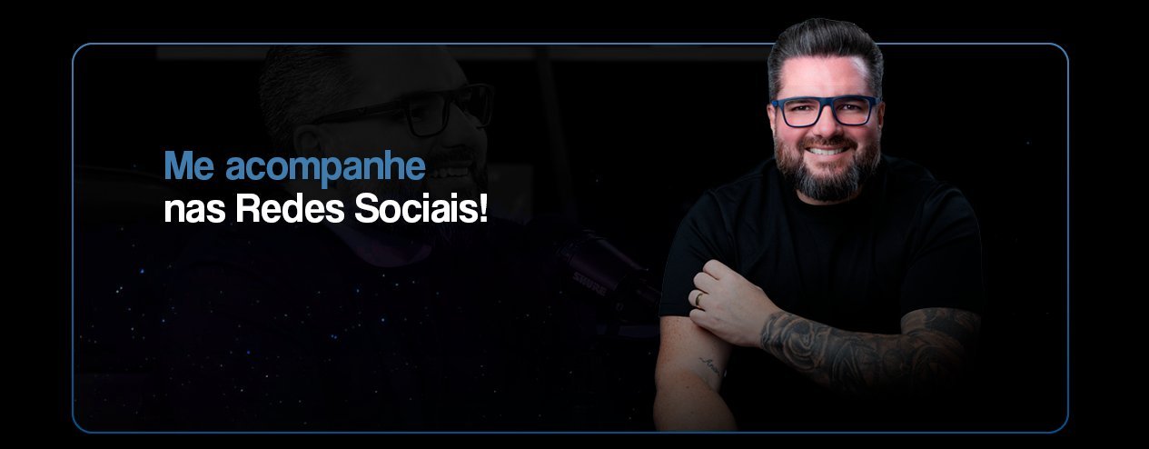 Me acompanhe nas Redes Sociais!